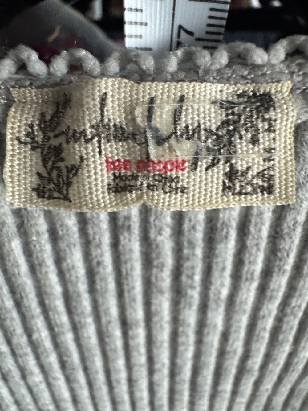 Free People Never Better Square Neck  Ribbed Button-Front Tank - Picture 3 of 5